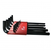 Jogo De Chaves Allen Com 13 Pçs Crv Longa Preta 1,27 A 10mm Lotus