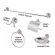 Kit Acessorios P/ Banheiro Aco Inox 5 Pecas