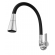 Torneira De Cozinha Parede Gourmet Luxo Flexivel Black Alpha